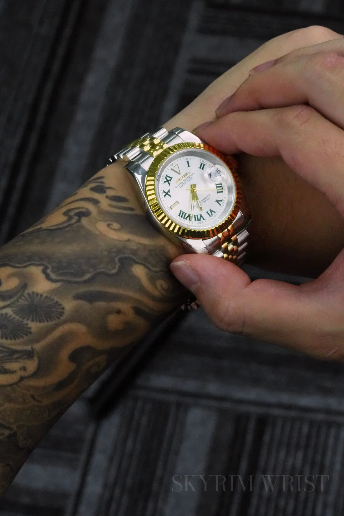 Mod Datejust Wimbledon Two-Tone Gold Silver