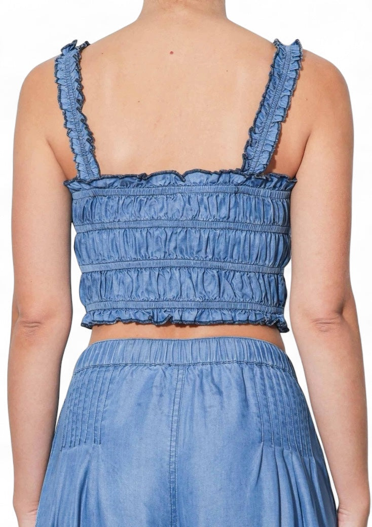 Top fruncido Tencel™