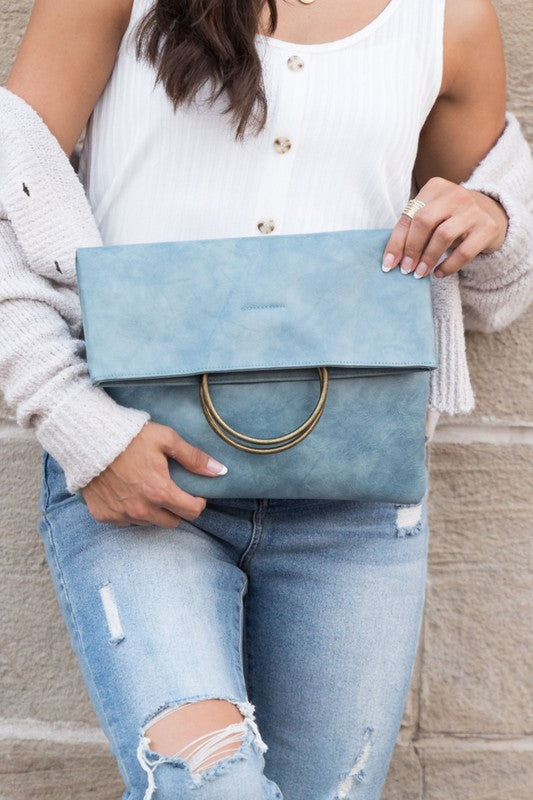 Fold-over O-ring Clutch See size chart under “more details”