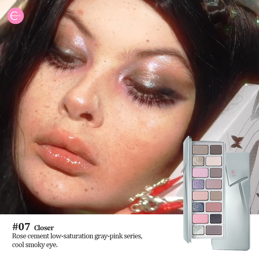 Paleta de sombras de ojos naturales CHEERYEP (QIANYAN) de 16 colores - 07#Closer