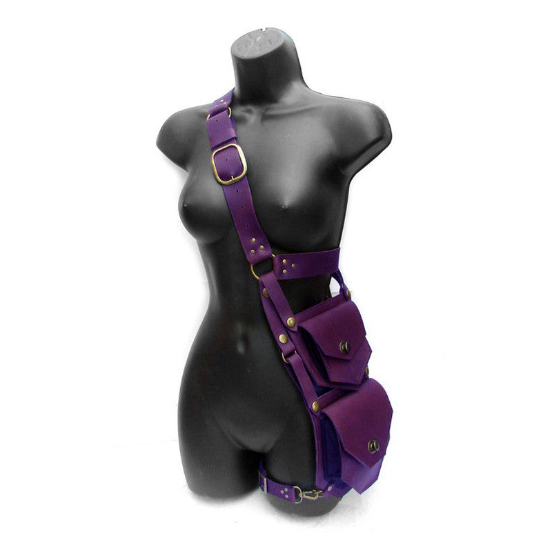 Medieval Renaissance Samurai PU Satchel