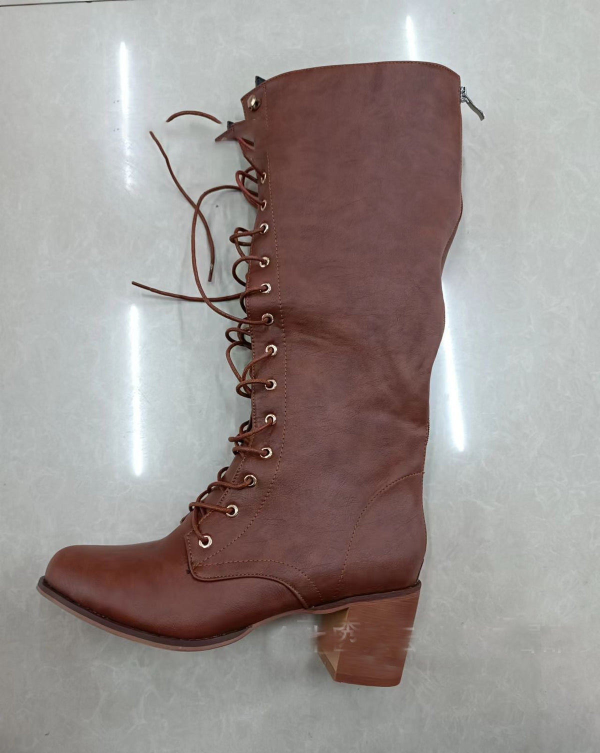 Women's Lace-Up Mid-Calf Boots