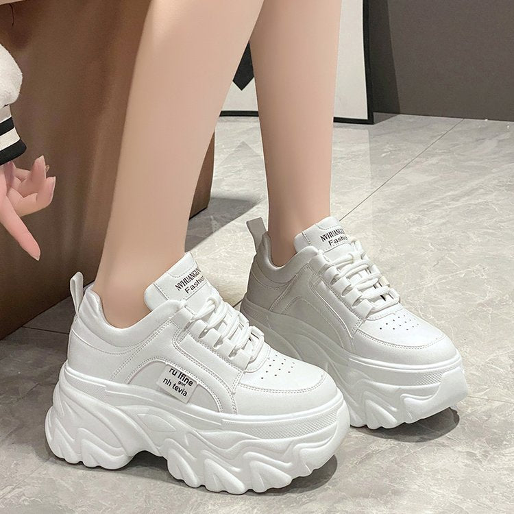 Women's Chunky Platform Dad Heels