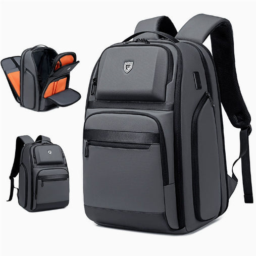 Unisex Business Casual Large Capacity Scalable Laptop Backpack Backpack