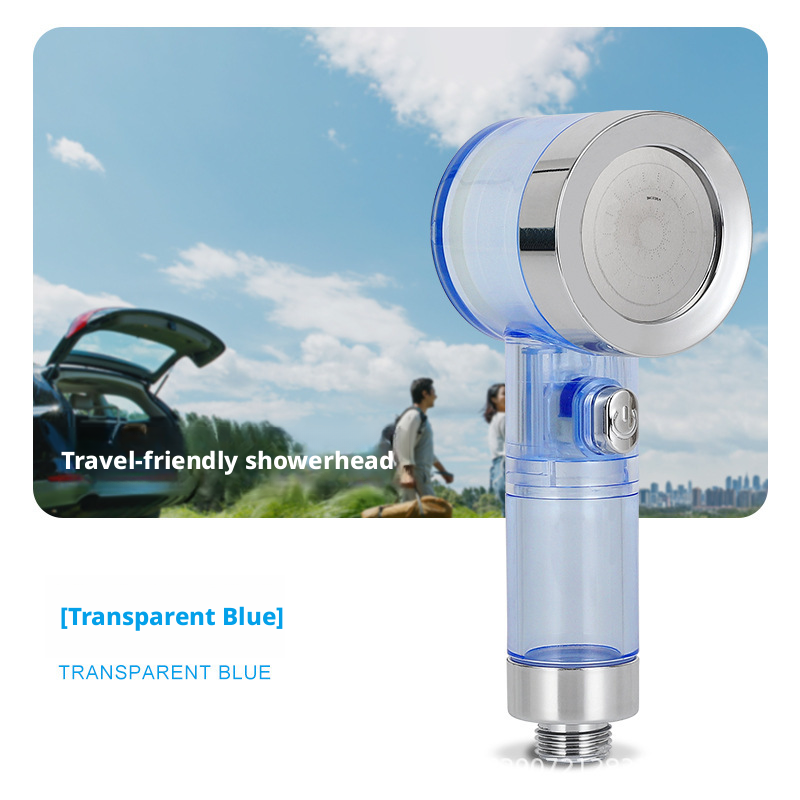 Travel shower filter-transparent-23 * 12 *8cm-1 piece