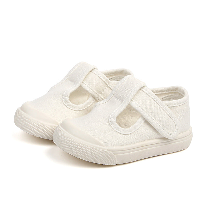 Autumn children's canvas shoes