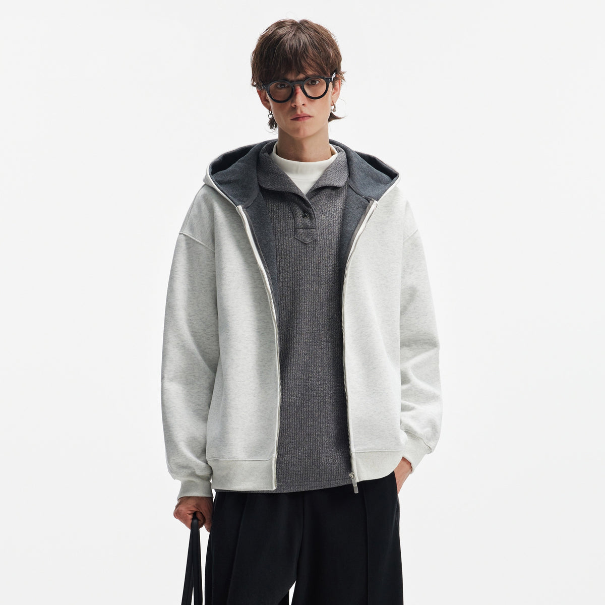 Men's And Women's Double-zipper Jackets