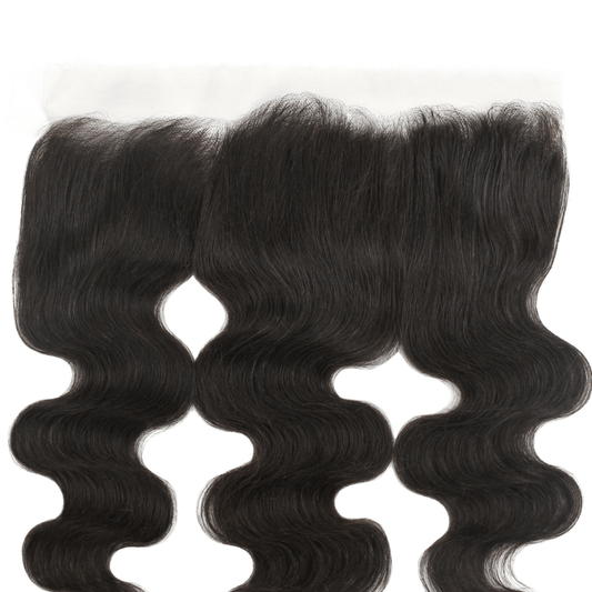 Frontal de cabello humano HD Lace 13x4 con onda corporal brasileña