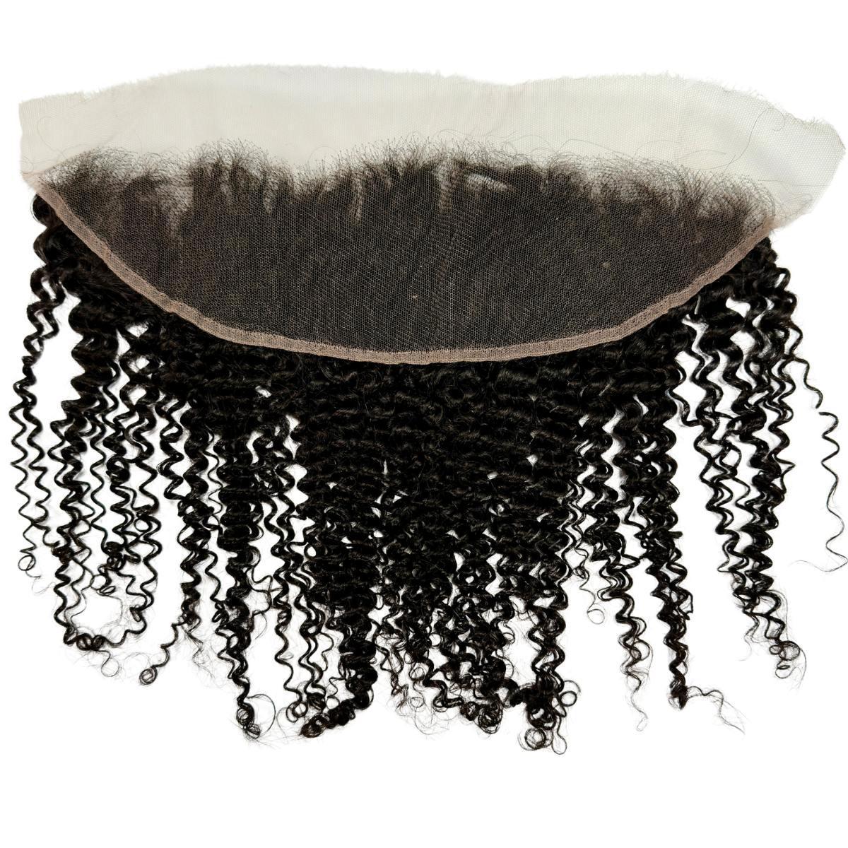 Frontal de Cabello Humano con Encaje HD 13x4 Jerry Curl
