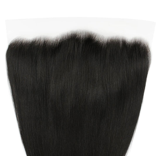 Frontal de Cabello Humano Liso HD Lace de 13x6