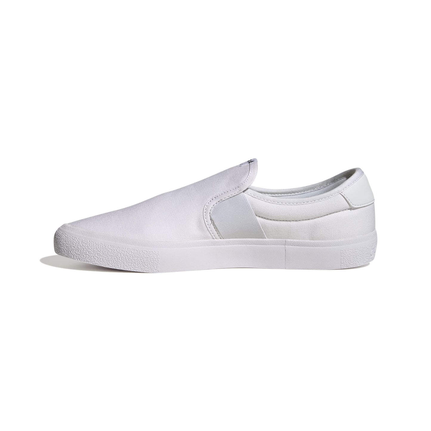 adidas Unisex Vulcraid3r Slip on Running Shoe White/White/Core Black 8 US Men