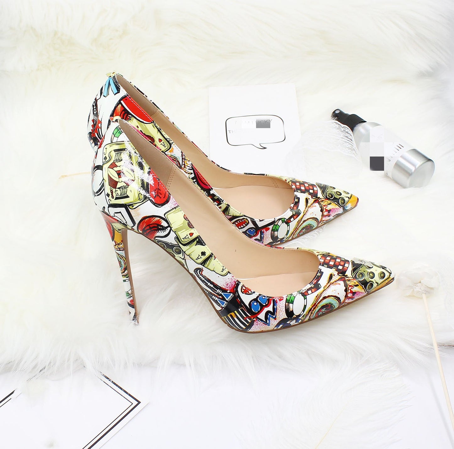 Zapatos de tacón de boca baja Consulte la tabla de tallas en "más detalles"
