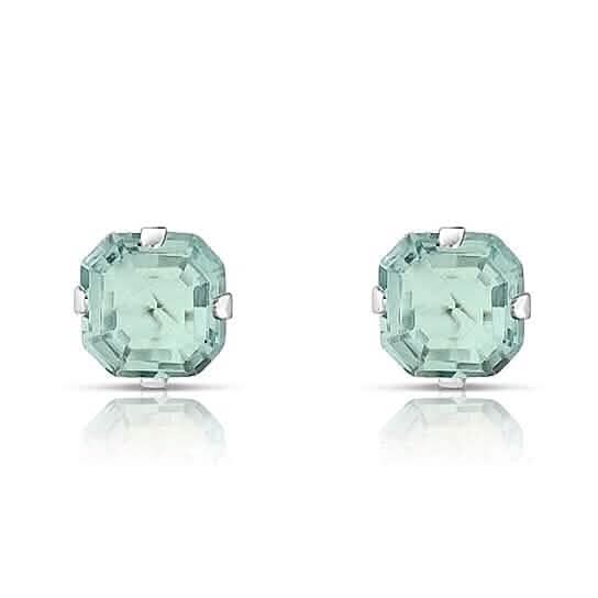 14k Gold Filled High Polish Finsh Crystal Tree of Life Stud Earrings