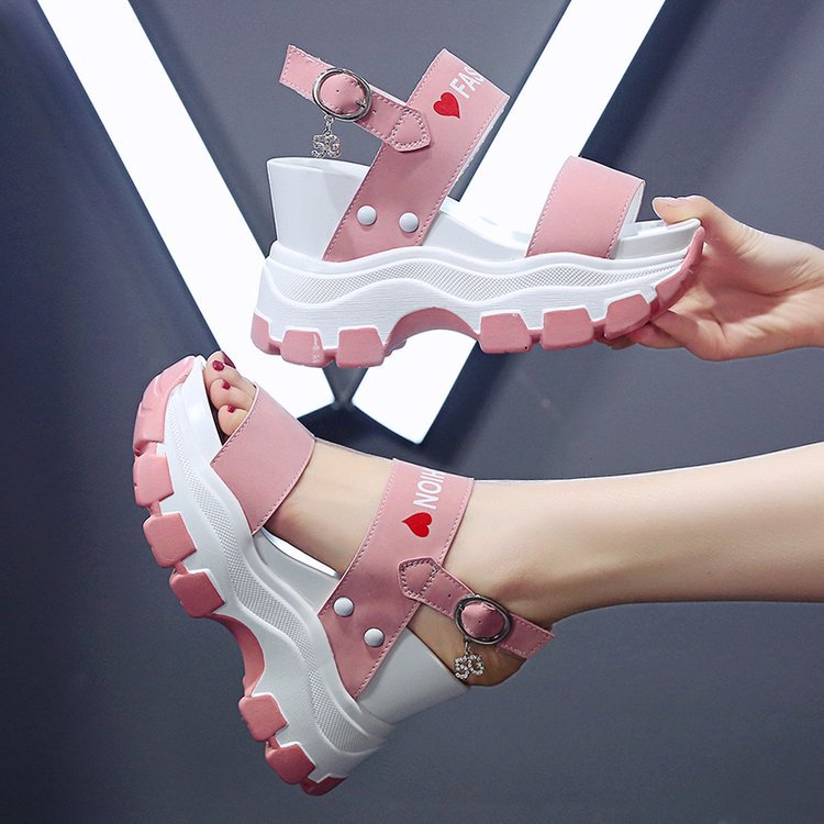 Women's Sponge Cake Thick Bottom Platform Wedges