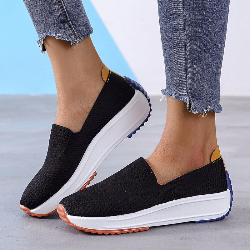 Women's Platform Casual Slip-On Shoes