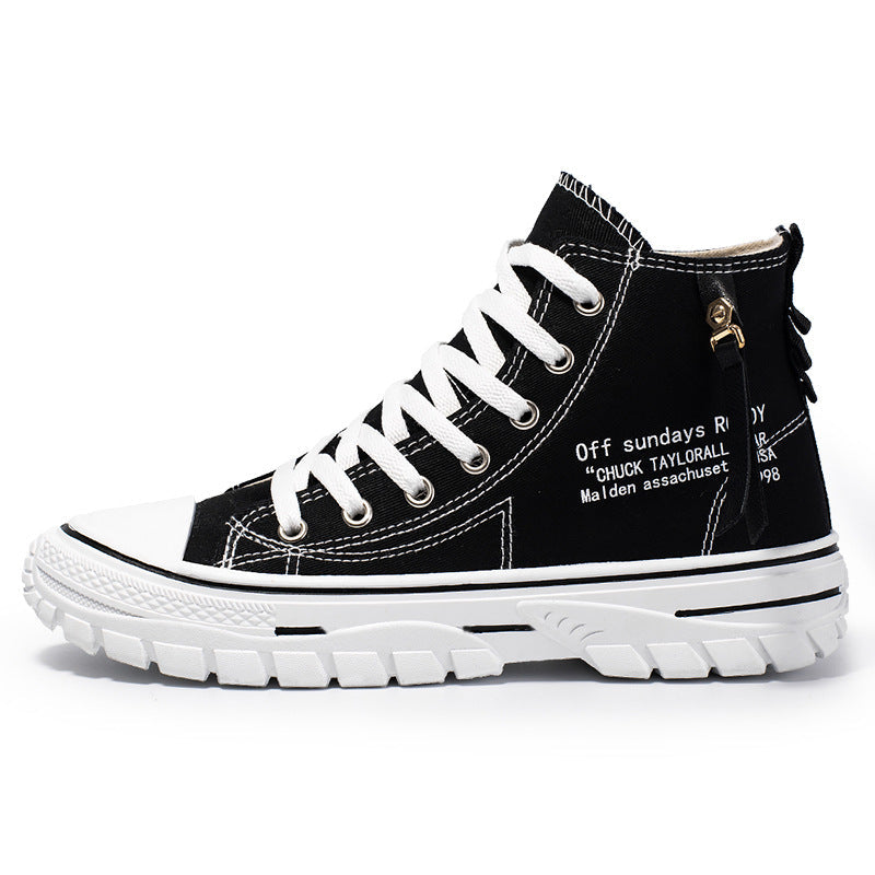 Men's Breathable High-Top Casual Canvas Shoes