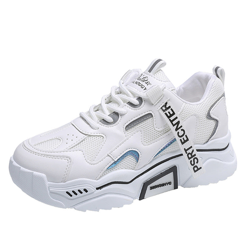 New Spring Women Sneakers Lightweight and Chunky Platform Fashion Casual Breathable Vulcanized Shoes
