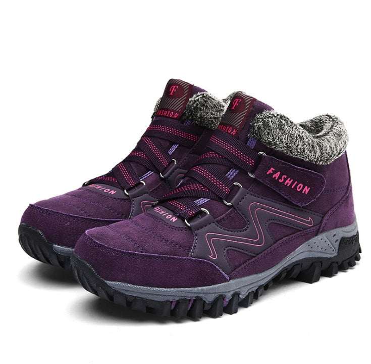 Women's Outdoor Snow Velvet Warm Flats