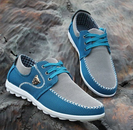 New men's casual canvas shoes