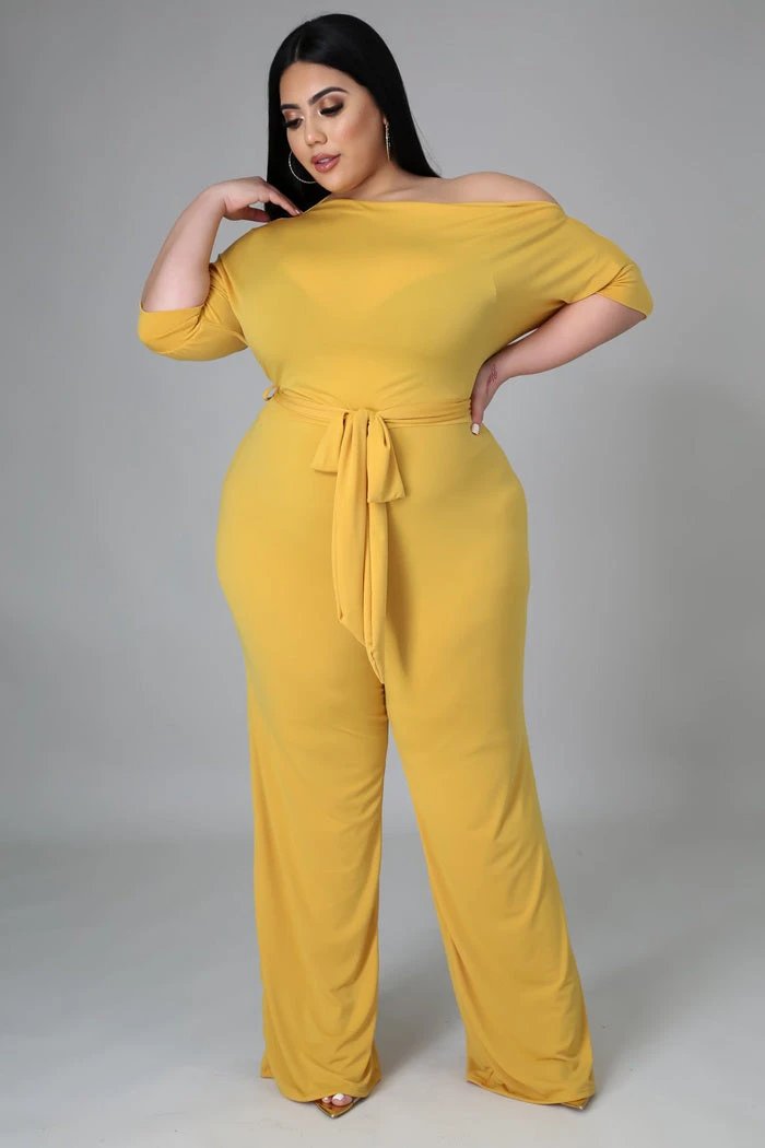 Women's Plus Size Jumpsuit Women's High Waist Jumpsuit