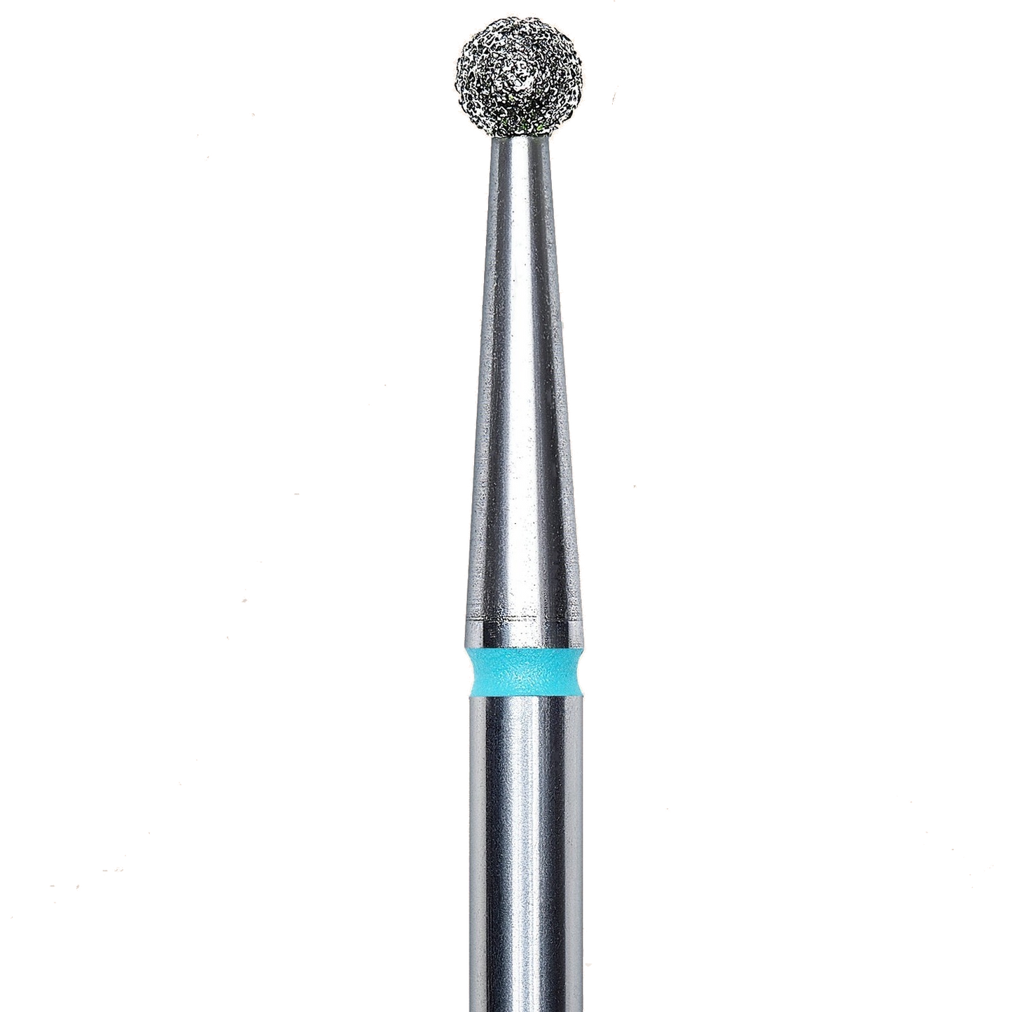 DIAMOND NAIL DRILL BIT, "BALL", BLUE, HEAD DIAMETER 2.7MM (FA01B027) - STALEKS™