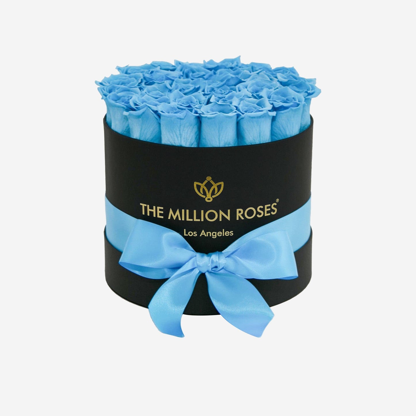 Caja Negra Clásica | Rosas Azules Claras