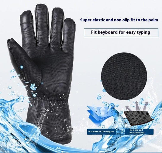 Men's Warm Waterproof Heating Gloves
