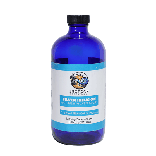 3rd Rock Essentials Silver Infusion – Complejo de óxido de plata quelado 150 PPM – 473 ml