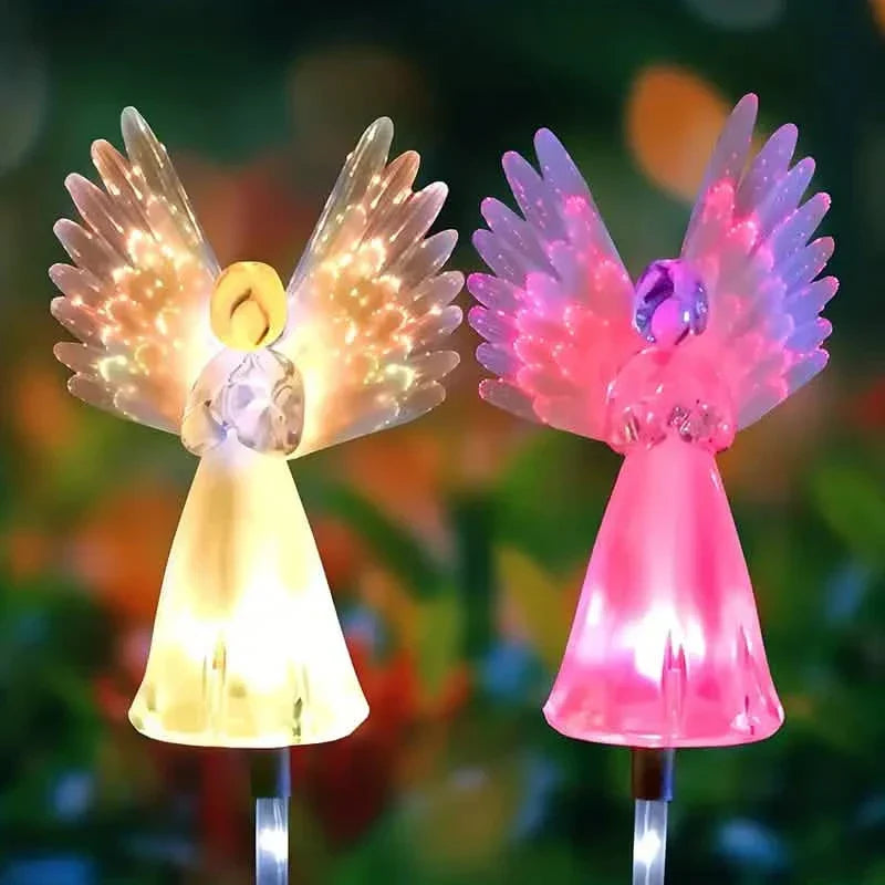 2-Pack: Angel Solar Garden Lights