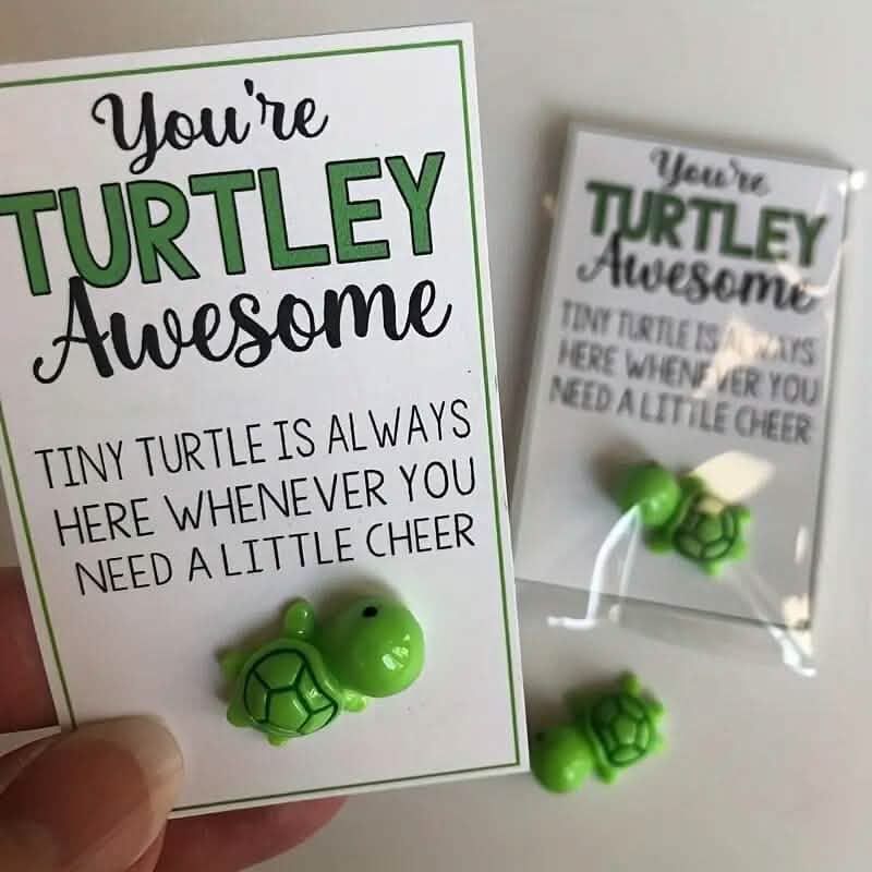 2-Pack: Green Tiny Turtle Good Luck Charm