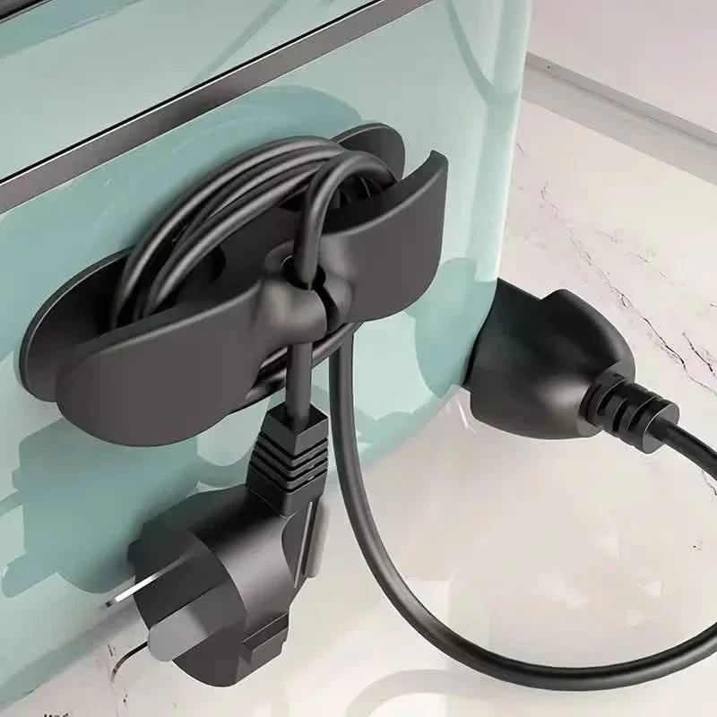 2-Piece: Wire Cord Organizer Holder
