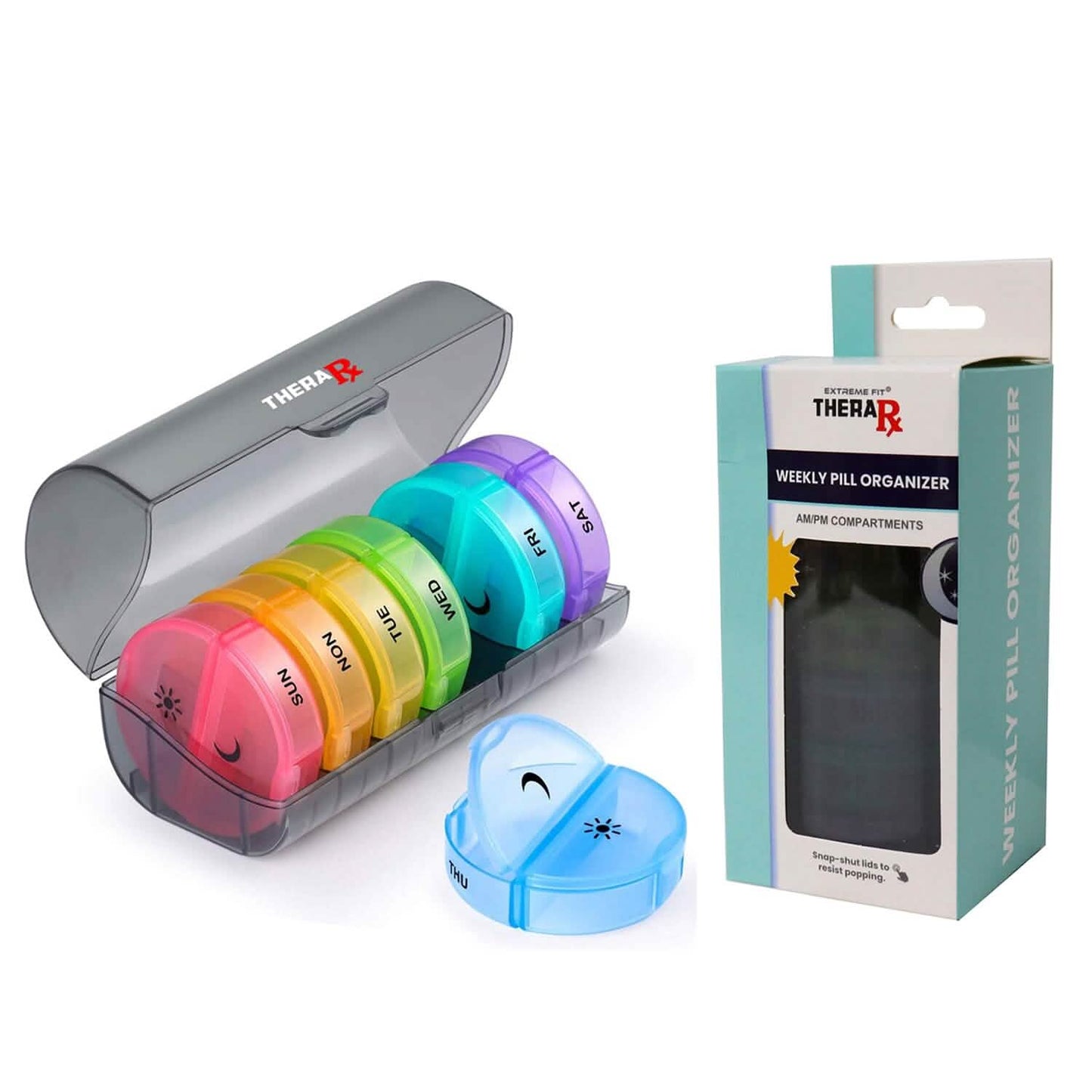 2 Times A Day Weekly Pill Organizer