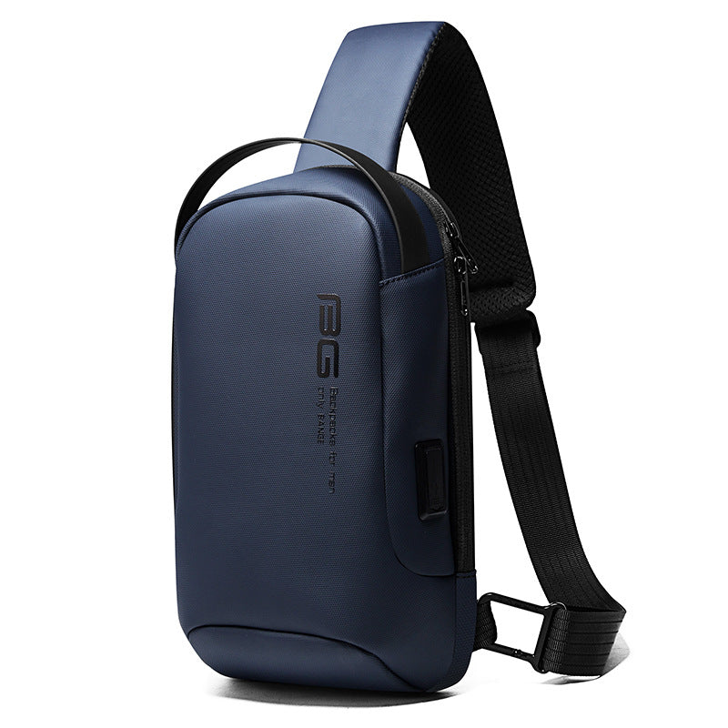 Men's Casual One-Shoulder Business Messenger Chest Bag Messenger Bag
