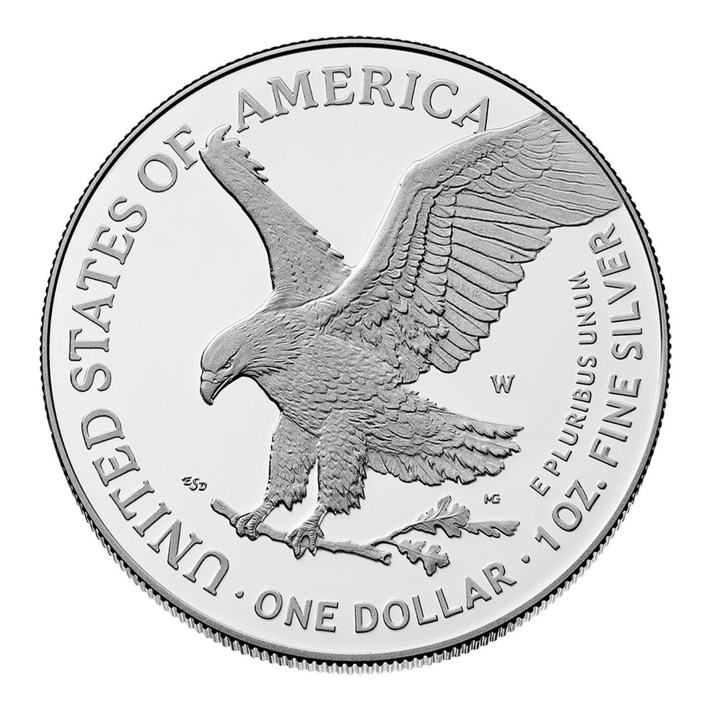 2025 Laser Engraved American Eagle One Ounce Silver Proof Coin - West Point (W)