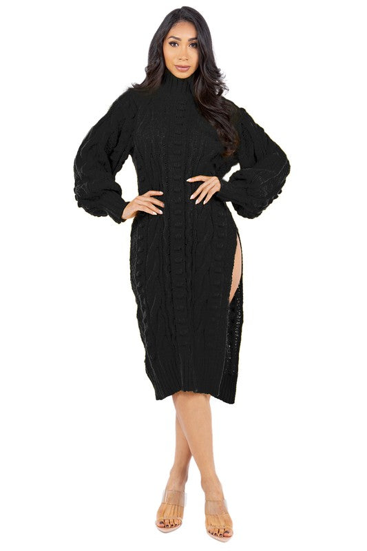 VESTIDO DE PUNTO DE MODA PARA MUJER