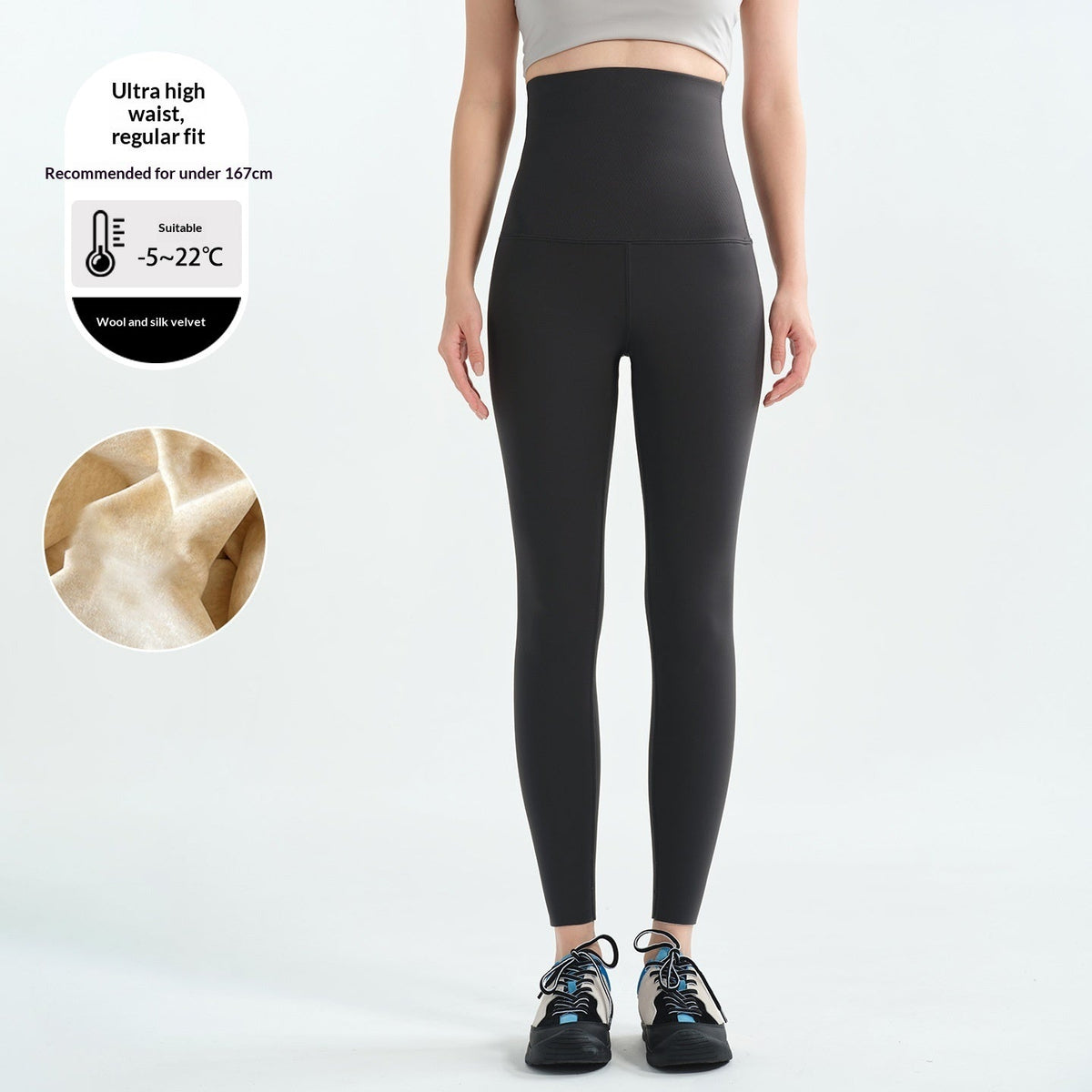 High-waisted Tummy-control Fitness Yoga Pants