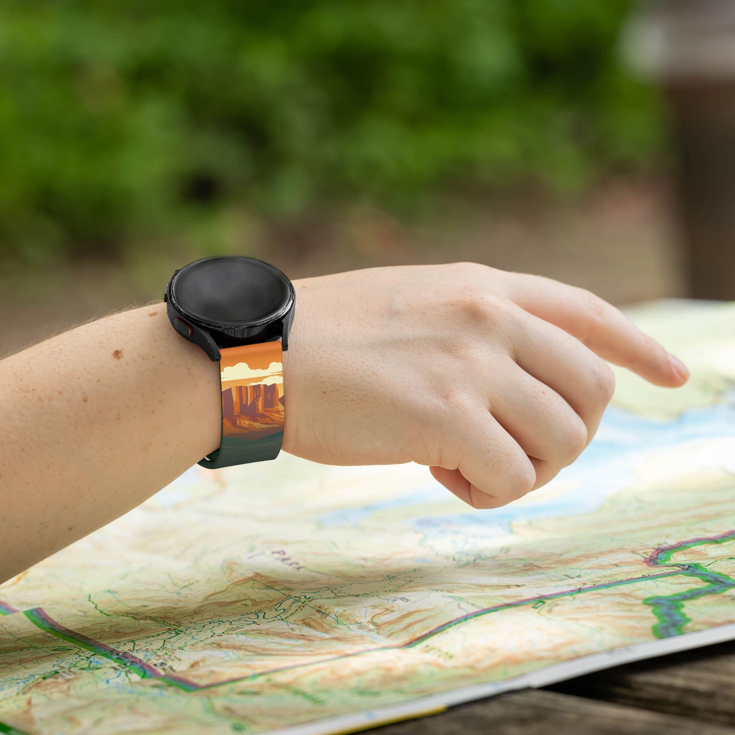 National Parks Guadalupe HD Watchband for Samsung, Garmin, Fossil, and More