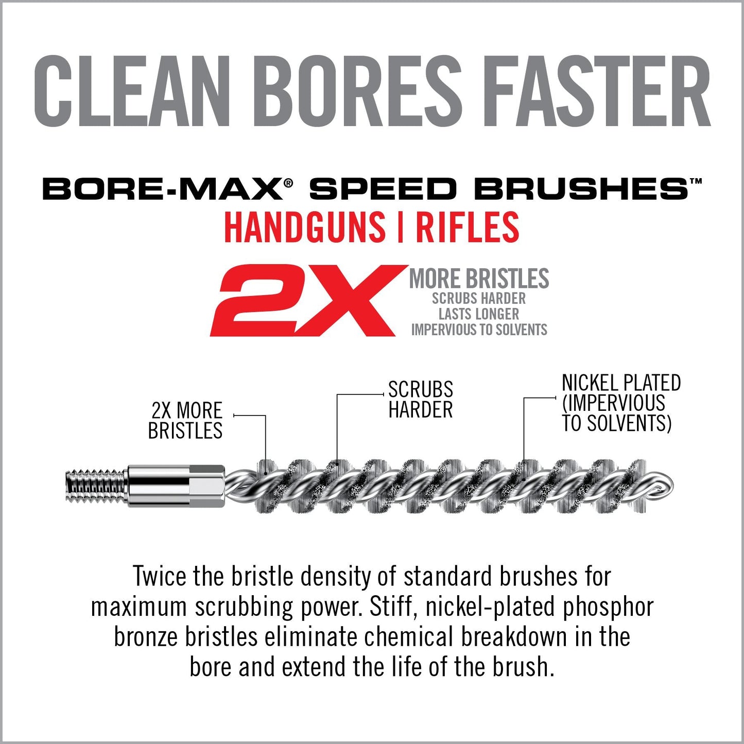 Cepillos Bore-Max Speed Pack Multicalibre