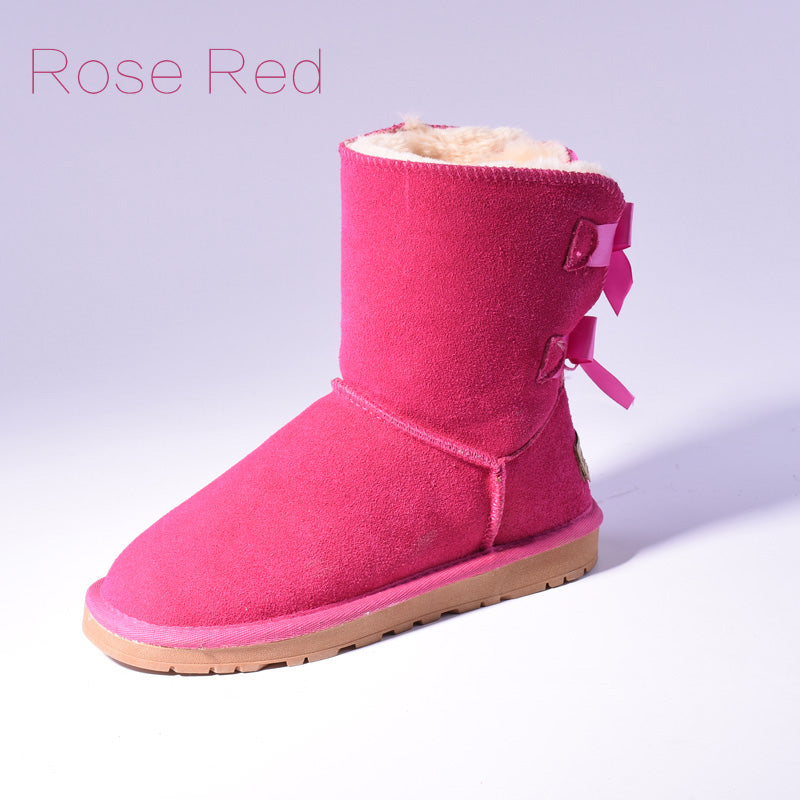 Women's Bow Detail Snow Boots