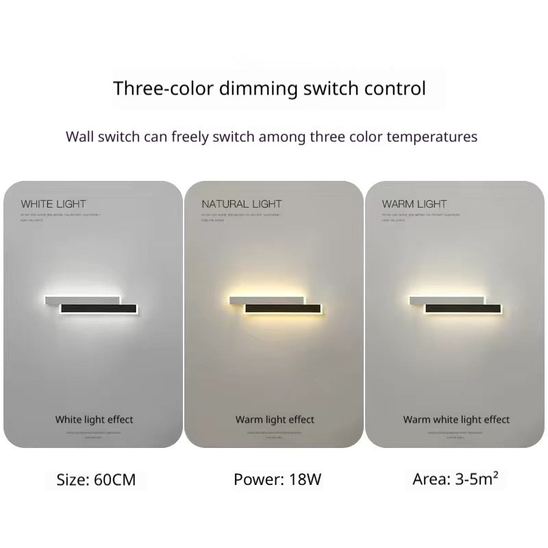 Minimalist Creative Personalized Long Strip Wall Lamp