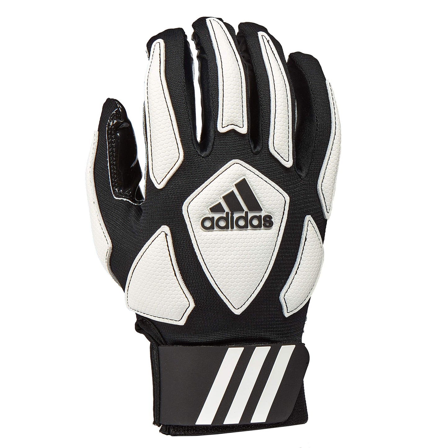 adidas Scorch Destroy 2 Youth Full Finger Linemans Gloves Black/White Medium