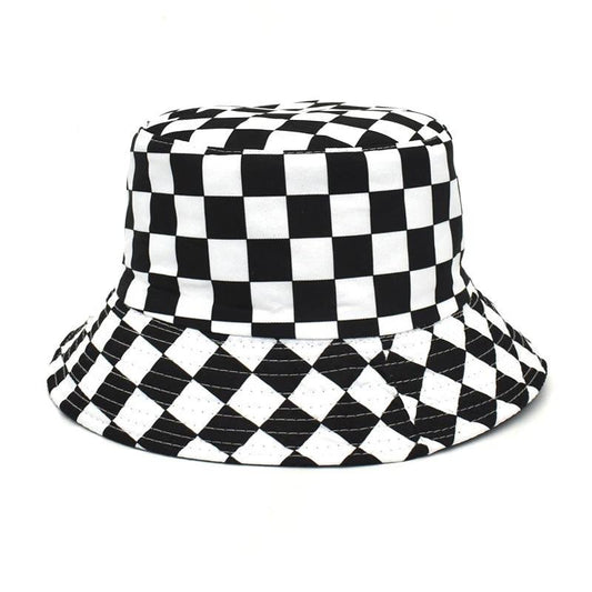 Men's Checkered Bucket Hat