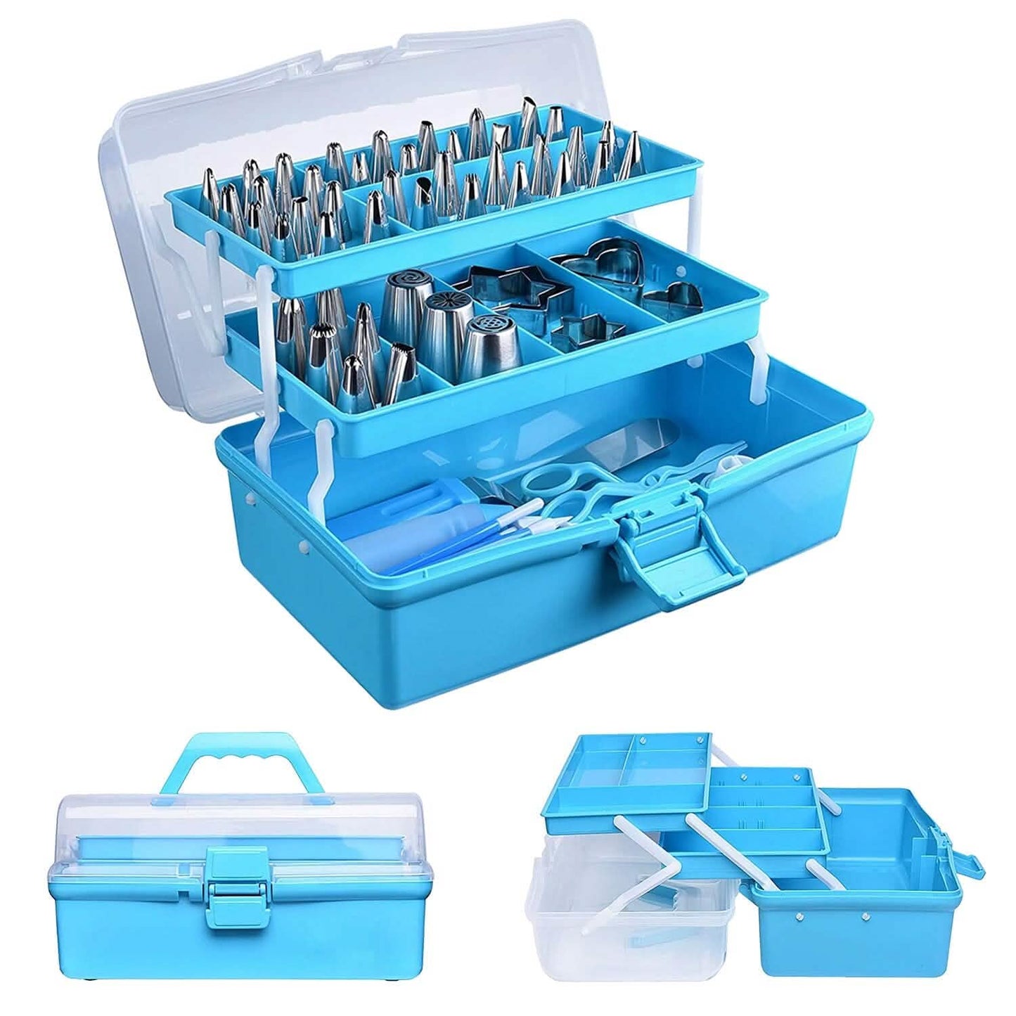 236-Pieces: Cake Decorating Kit Baking Tool with Piping Tips Couplers