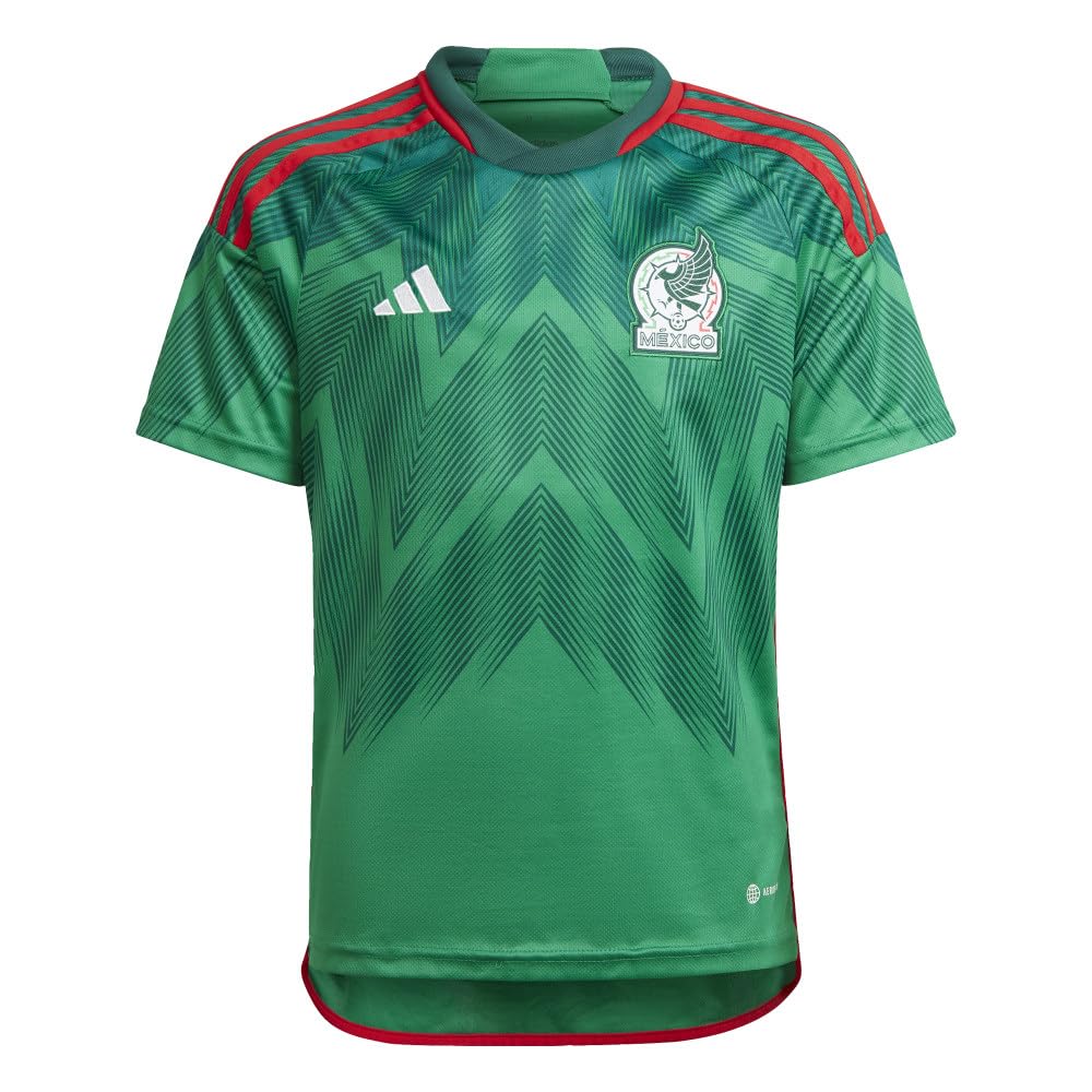 adidas Mexico 22 Home Jersey Kids Green Size L