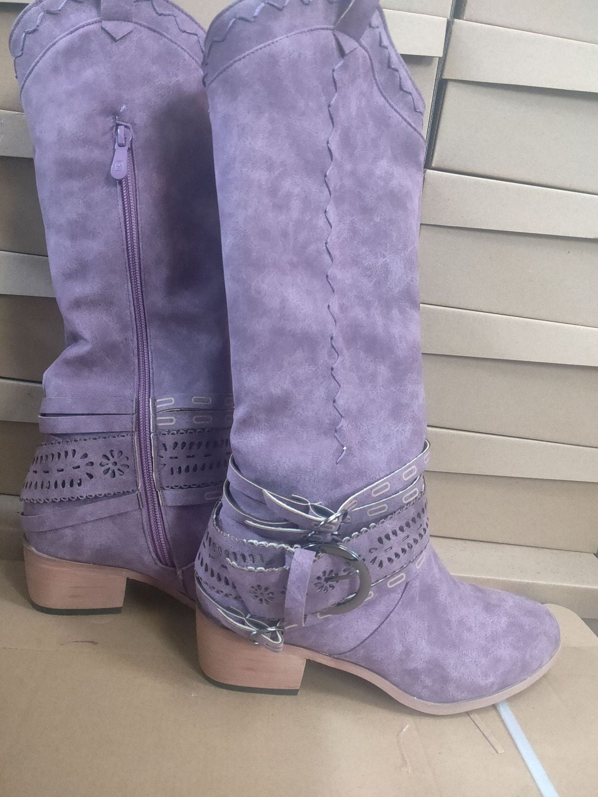 Women's Martin Style Mid-Calf Boots