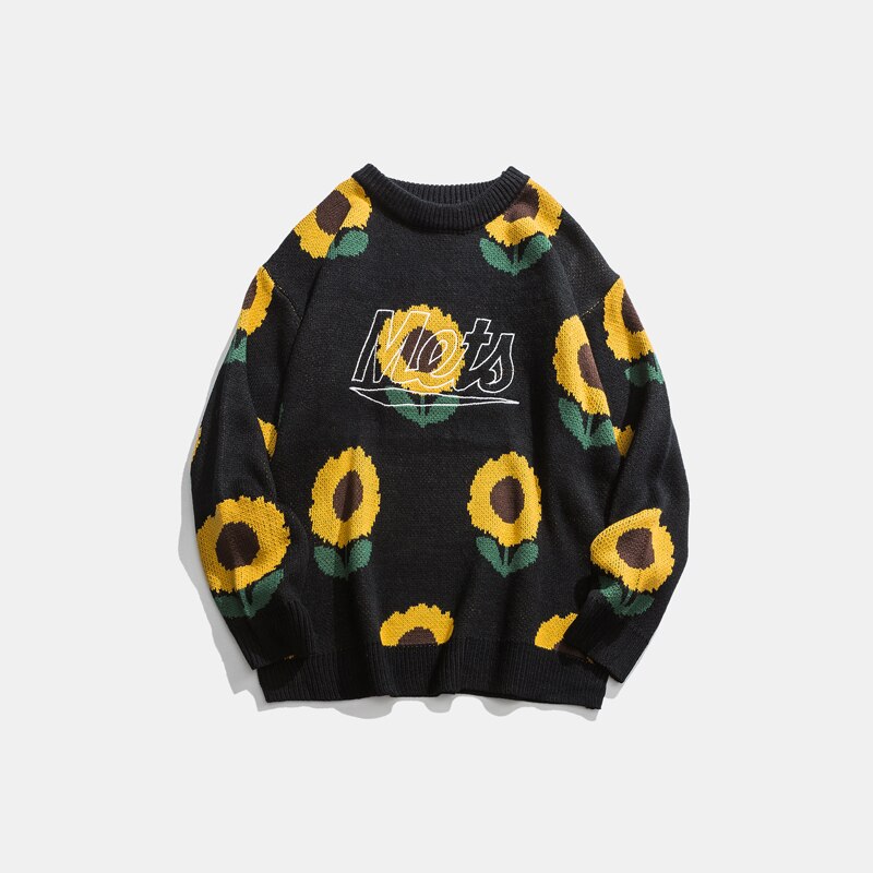 Couple Sweater Loose Top Knit Sweater Thick Coat Men