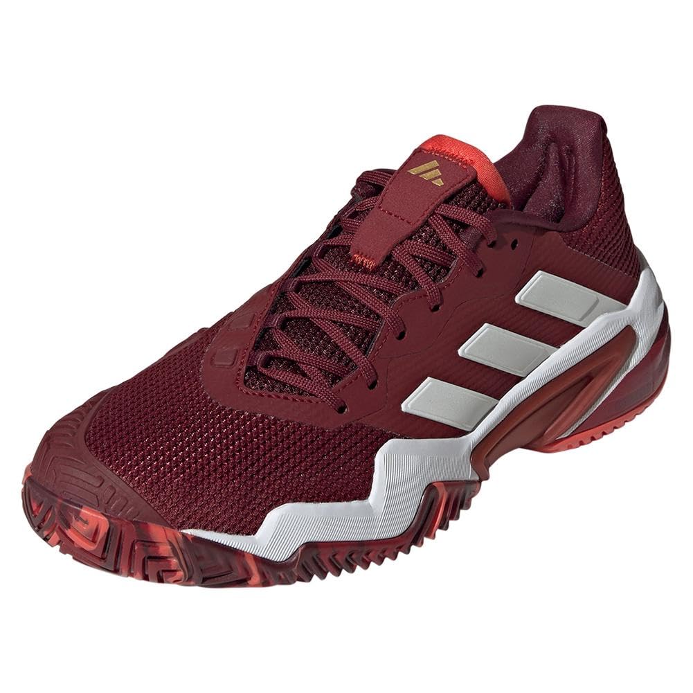 adidas Mens Barricade 13 Sneaker Team Collegiate Burgundy/White/Team Maroon 2 9