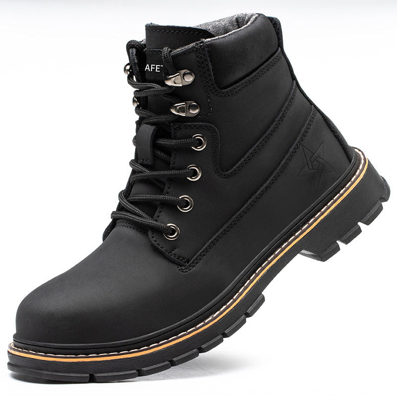 Microfiber Leather Work Shoes