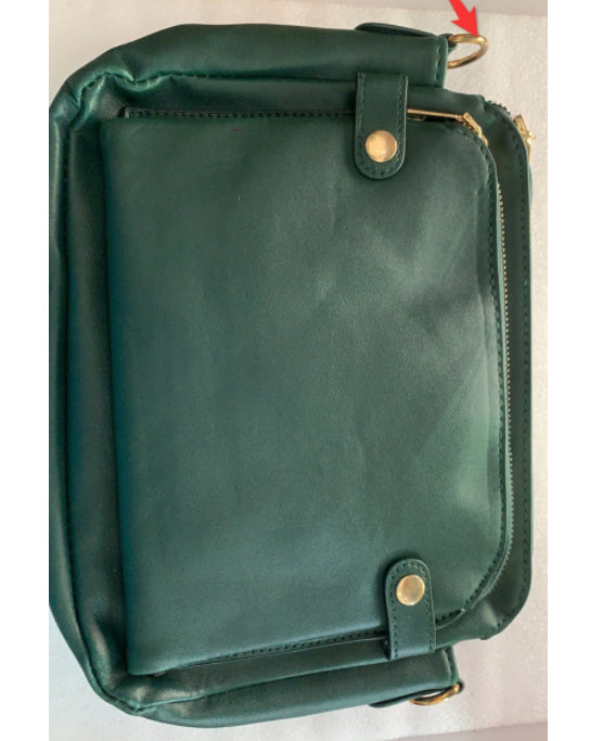 Retro Three-Layer Messenger Bag Travel Bag