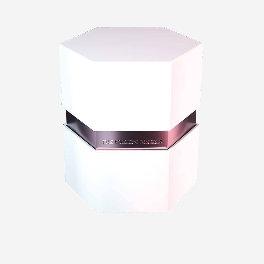 One in a Million™ White Hexagon Box | Light Blue Rose